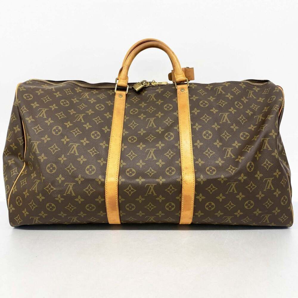 LOUIS VUITTON Brown Monogram Keepall 60 Boston Bag - Picture 11 of 11